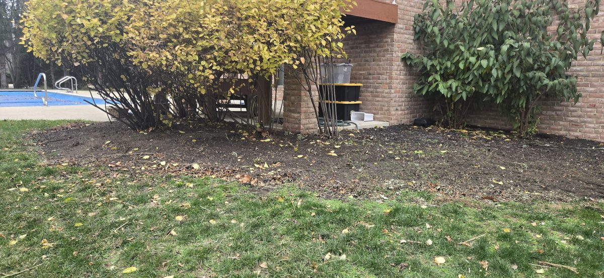 Boulder retaining wall project