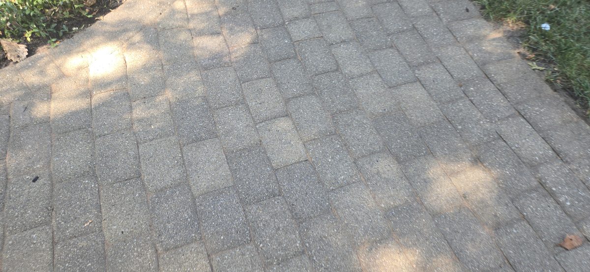 Property curb appeal after service